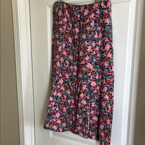 Floral Skirt with Vibrant Colors